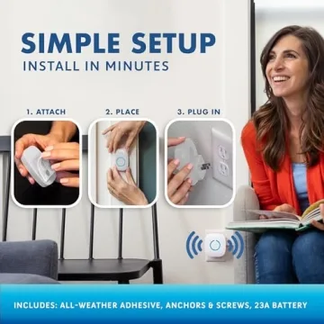 SadoTech Wireless Doorbell - 1000 Ft Range & 52 Chimes