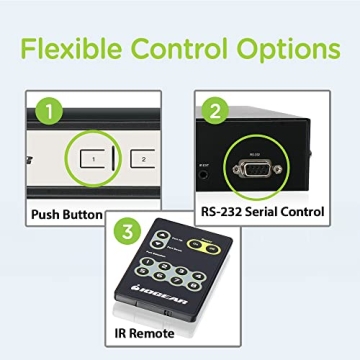 IOGEAR HDMI 8 Port Switch for 4K | Switch Anytime Easily