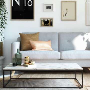 Mr. Kate Tess Sofa with Soft Pocket Coil Cushions, Small Space Living Room Furniture, Light Gray Linen
