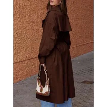 Stylish Double Breasted Womens Trench Coat for Every Occasion