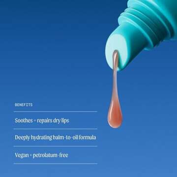 Kinship Supermelt Lip Smoothing Jelly Mask - Moisturizing Daily Lip Treatment + Hyaluronic Acid - Hydrating + Exfoliating Lip Gloss - Soft + Plump - Quick Melting Balm - Soothe Dry Lips (.3 oz)