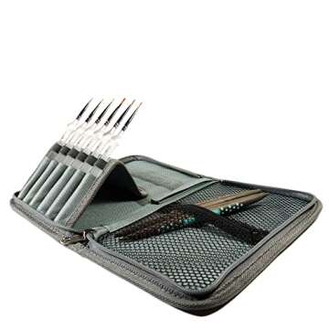 Innovative Sugarworks 6 Piece Fine Detail Artists' Brush Set with Case
