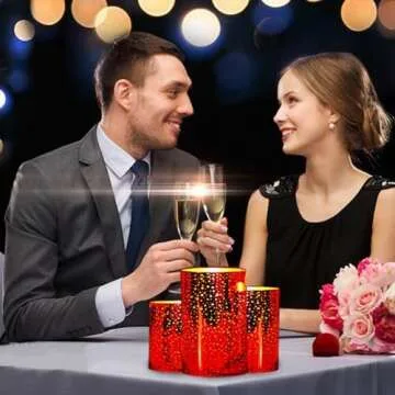 Flameless Flickering Candles with Remote Control for Holidays