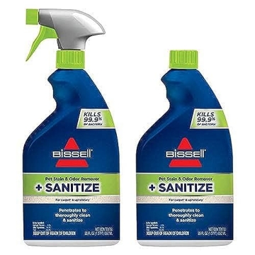 Bissell Pet Stain & Odor Remover + Sanitize Formula - 22 oz, 2 Pack