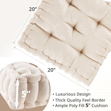 Luxurious Intelligent Design Azza Floor Pillow for Comfort