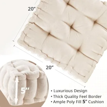 Luxurious Intelligent Design Azza Floor Pillow for Comfort