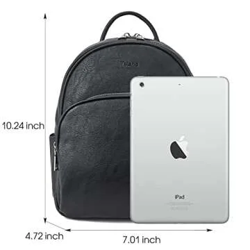 Telena Small Vegan Leather Backpack Purse for Women