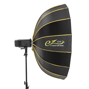 Glow EZ Lock 42" Collapsible Silver Beauty Dish Softbox