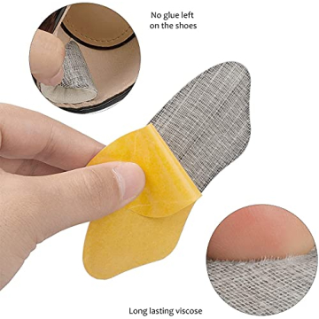 Heel Grips Liner Inserts for Loose Shoes - 4 Pairs