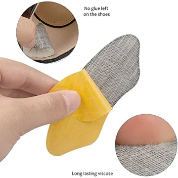 Heel Grips Liner Inserts for Loose Shoes - 4 Pairs