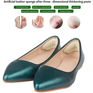 Heel Grips Liner Inserts for Loose Shoes - 4 Pairs