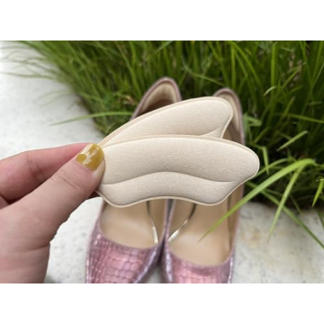 Heel Grips Liner Inserts for Loose Shoes - 4 Pairs