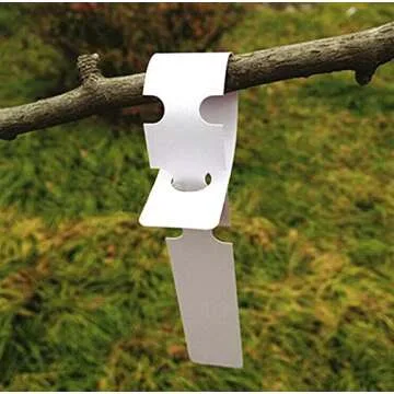 KINGLAKE 1000 Pcs Durable Plastic Plant Tags for Garden