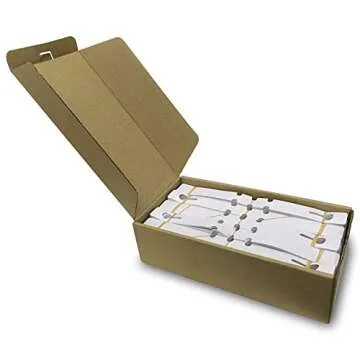 KINGLAKE 1000 Pcs Durable Plastic Plant Tags for Garden