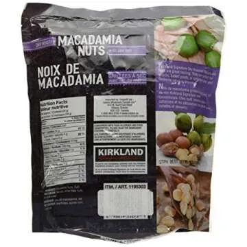 KIRKLAND SIGNATURE Roasted Macadamia Nuts (Net Wt 24 Ounce),