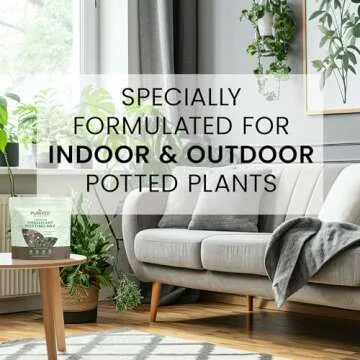 Purived Premium Houseplant Potting Mix | 4 Quarts | Ideal Soil Drainage & Moisture Retention for Indoor Potted Plants | with Kelp, Biochar, Lava Rock & Humic Acid | Made in USA