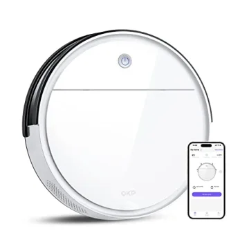 OKP Robot Vacuum 2500Pa WiFi Alexa Self-Charging Quiet - Smart Cleaning