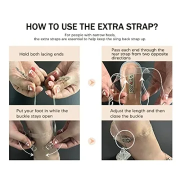 Wetkiss Women's Clear Heels - Elegant Rhinestone Sandals