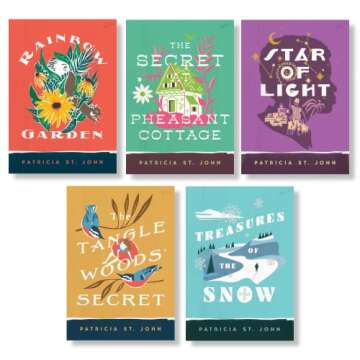 Patricia St. John Revised Set of 5 Volumes including Rainbow Garden, The Secret at Pheasant Cottage,...