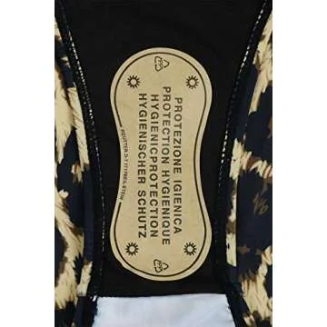 Women's 2 Pieces Plus Size Swimwear High Waist Halter Bikini Swimsuits Brown Leopard 4XL