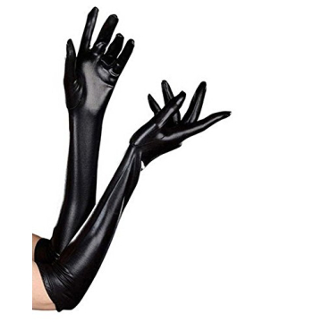 Luwint Sexy Black Long Gloves for Cosplay and Costumes
