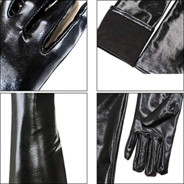 Luwint Sexy Black Long Gloves for Cosplay and Costumes