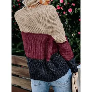 Stylish Ybenlow Fall Sweater for Women Casual Pullover