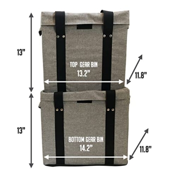 Grey VOOMcart Lightweight Collapsible Grocery Cart