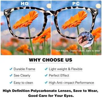 Stylish Blue Light Blocking Glasses for Eye Comfort