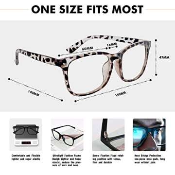 Stylish Blue Light Blocking Glasses for Eye Comfort