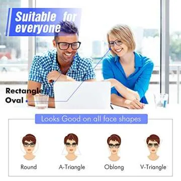 Stylish Blue Light Blocking Glasses for Eye Comfort