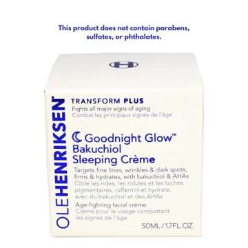 Olehenriksen Goodnight Glow Retin-ALT Sleeping Creme - Retinol-Alternative, Hydrating Face Night Cream, Anti-Aging, Reduce Fine Lines, Dark Spots