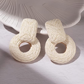 Stylish Summer Raffia Earrings for Any Occasion