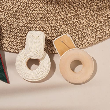 Stylish Summer Raffia Earrings for Any Occasion