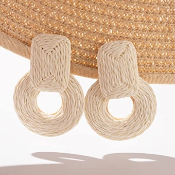 Stylish Summer Raffia Earrings for Any Occasion