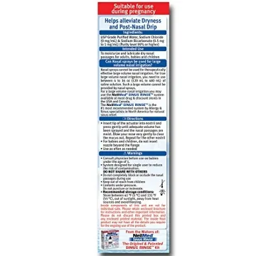 NeilMed NasaMist Isotonic Saline Spray for Allergy Relief