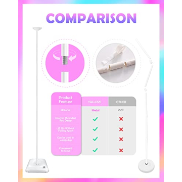 YALLOVE Metal Balloon Column Stand - Easy to Assemble