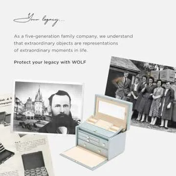 WOLF Heritage Single Watch Winder with Glass Cover