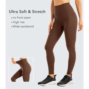 Ukaste Women's High-Rise Yoga Leggings for Ultimate Comfort