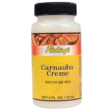 Fiebing's Carnauba Wax (4 oz) - Natural Leather Protector for Lasting Shine