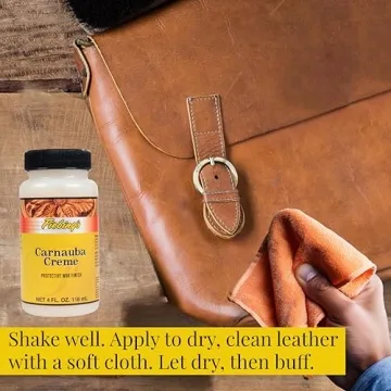 Fiebing's Carnauba Wax 4 oz - Leather Care for All Needs