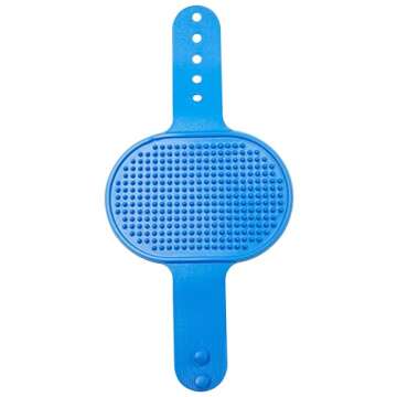 iQualite 8PCS Dog Brush For Shedding, Pet Grooming Kit for Dogs & Cats: Self Cleaning Slicker Brush, Deshedding Dog Brush, Bath Brush, Pets Nail Clippers & Complete Comb Set (Blue)