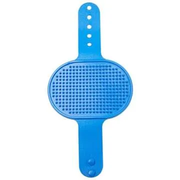 iQualite 8PCS Dog Brush For Shedding, Pet Grooming Kit for Dogs & Cats: Self Cleaning Slicker Brush, Deshedding Dog Brush, Bath Brush, Pets Nail Clippers & Complete Comb Set (Blue)