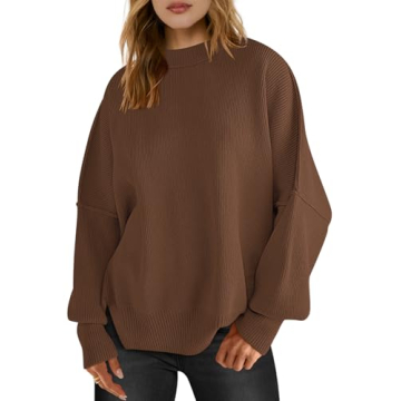 Stylish LOGENE Oversized Sweater for Cozy Comfort