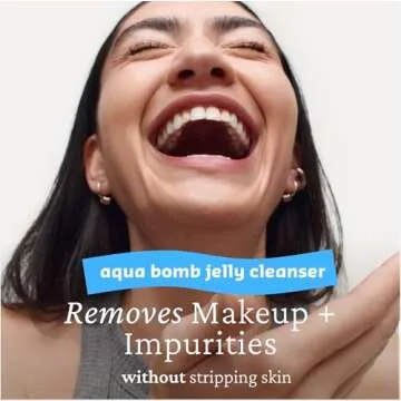 belif Aqua Bomb Hydrating Jelly Cleanser, Gentle Hydrating Face Wash, Mild Facial Cleanser,Good for ...
