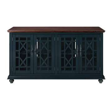 Martin Svensson Home Palisades Blue Console with USB Ports