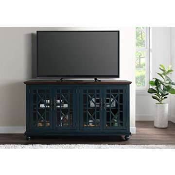 Martin Svensson Home Palisades Blue Console with USB Ports