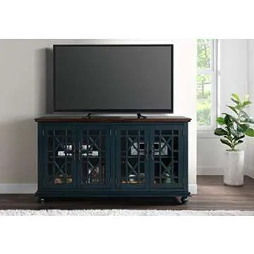 Martin Svensson Home Palisades Blue Console with USB Ports