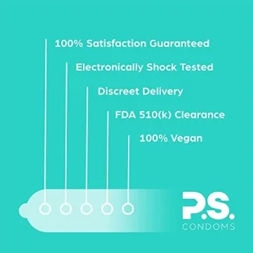 P.S. Condoms Ultra Thin Vegan Latex 12 Pack - Comfort & Safety