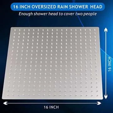 Voolan Oversize Rain Shower Head - Full Body Coverage